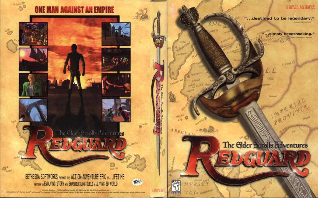 Elder Scrolls Adventures, The - Redguard — box-texture (US)