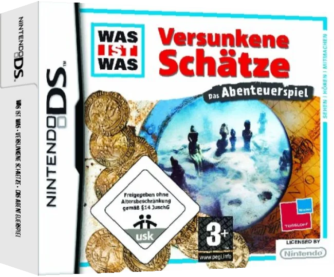 Was Ist Was - Versunkene Schaetze - Das Abenteuerspiel — box-3D (DE)