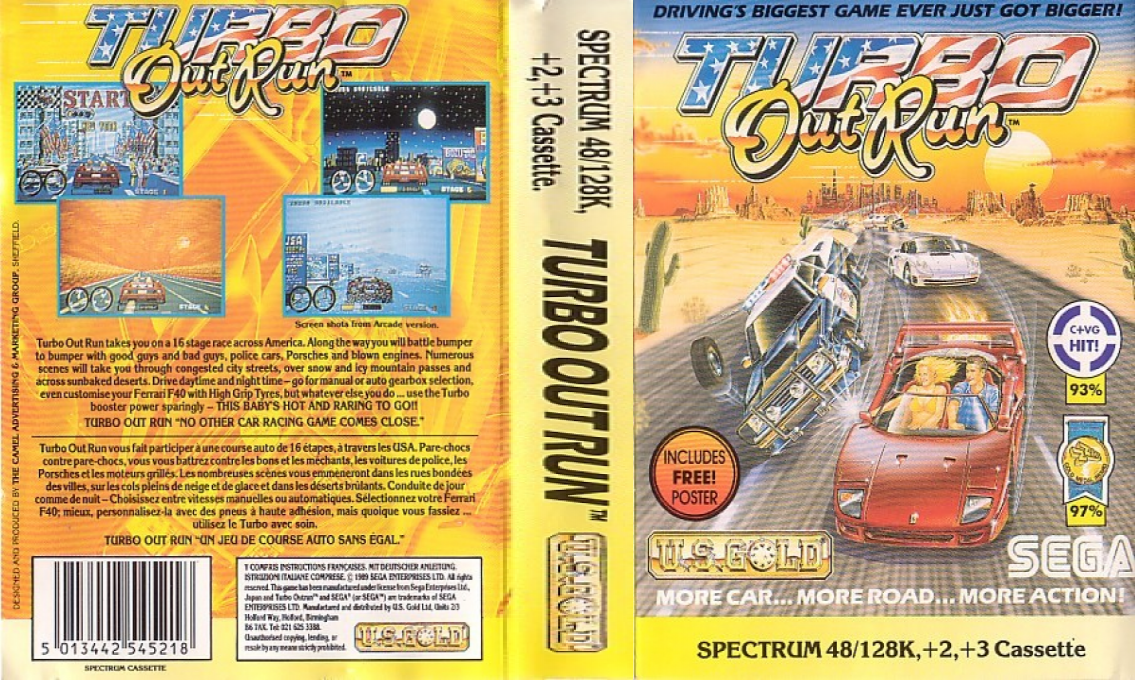 Turbo Out Run — box-texture (EU)