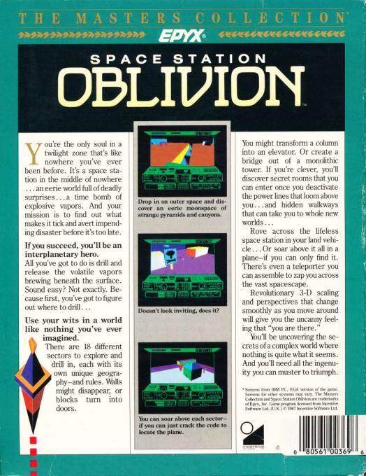 Space Station Oblivion — box-2D-back (US)
