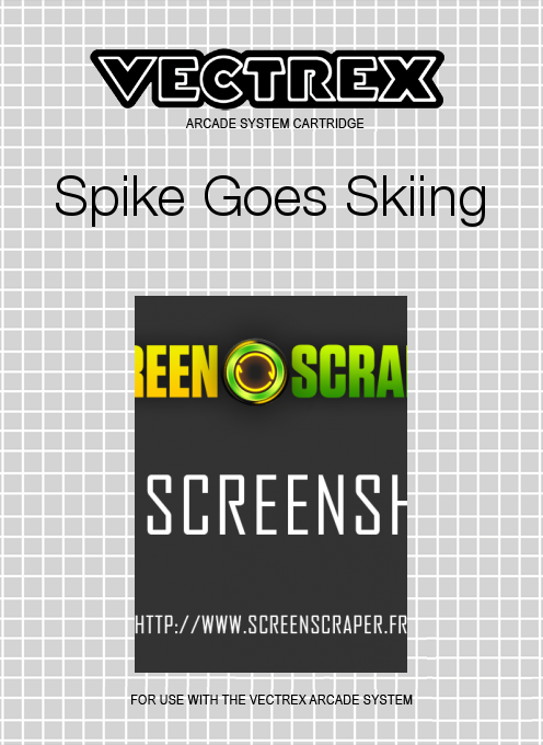 Spike Goes Skiing box art
