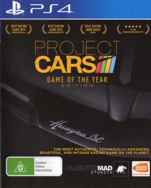 Project Cars - Game of the Year Edition box art