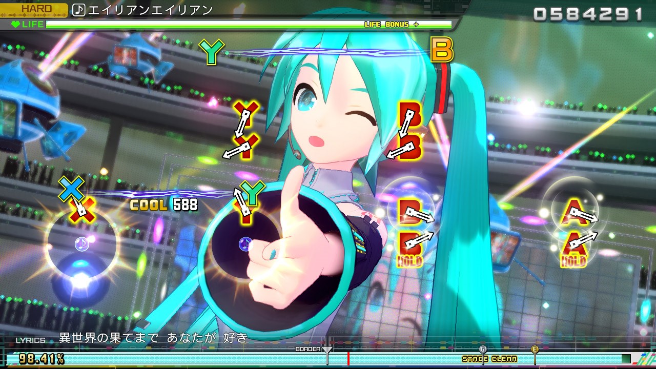 Hatsune Miku - Project Diva MegaMix — ss (WOR)
