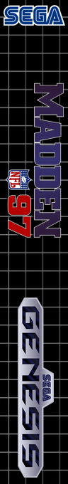 Madden NFL 97 — box-2D-side (SS)