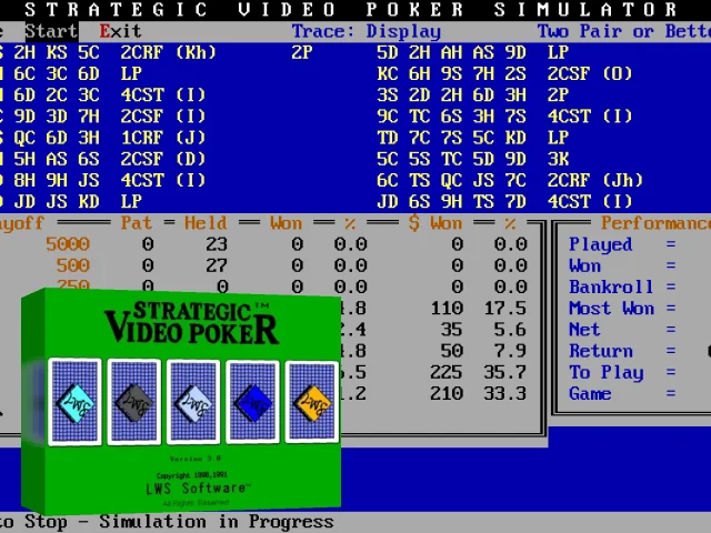 Strategic Video Poker — mixrbv2 (WOR)