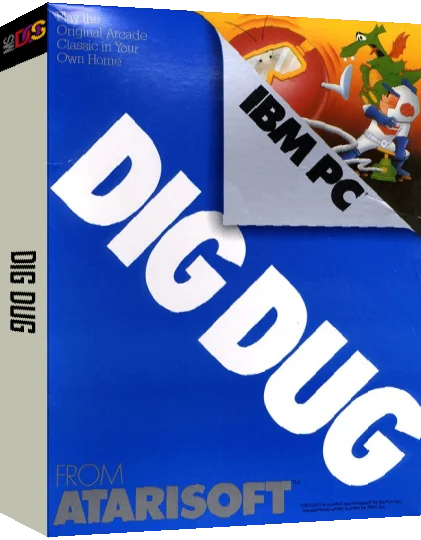 Dig Dug — box-3D (US)