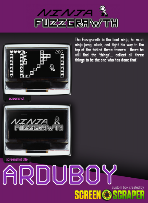 Ninja Fuzzgrawth — box-2D-back (SS)