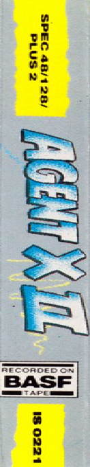 Agent X 2 - The Mad Prof's Back! — box-2D-side (EU)