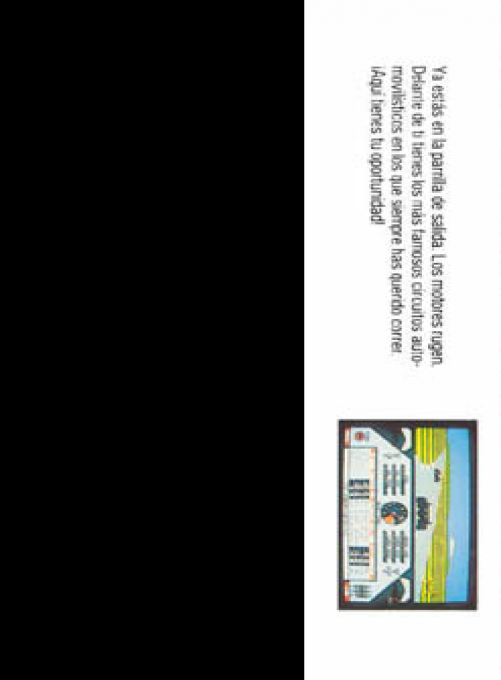 Nigel Mansell's Grand Prix — box-2D-back (SP)