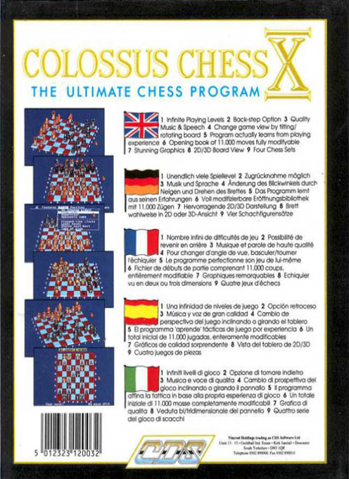 Colossus Chess X — box-2D-back (EU)