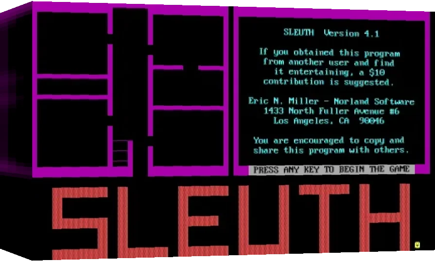 Sleuth : A Murder Mystery — box-3D (WOR)