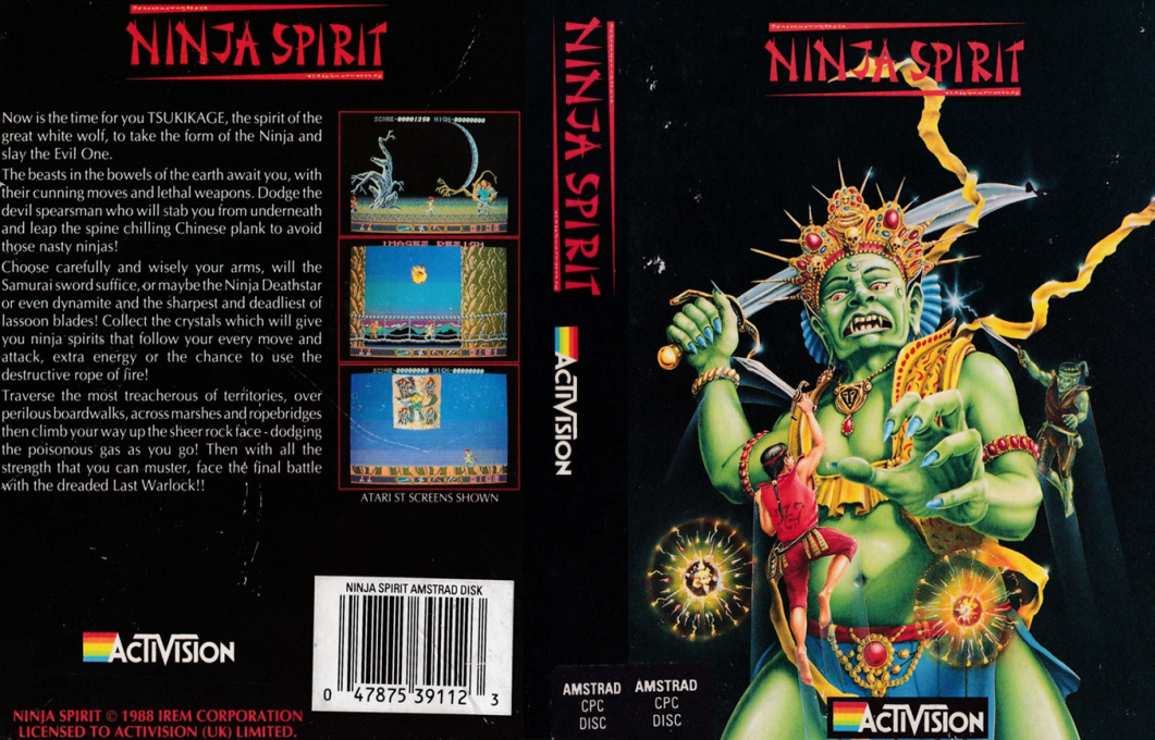 Ninja Spirit — box-texture (EU)