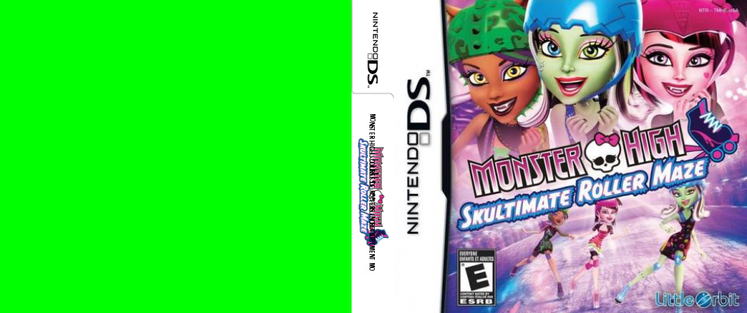 Monster High - Skultimate Roller Maze — box-texture (US)