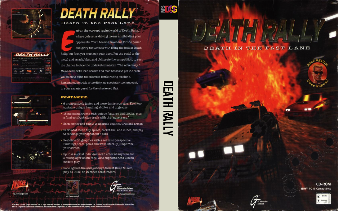 Death Rally — box-texture (US)