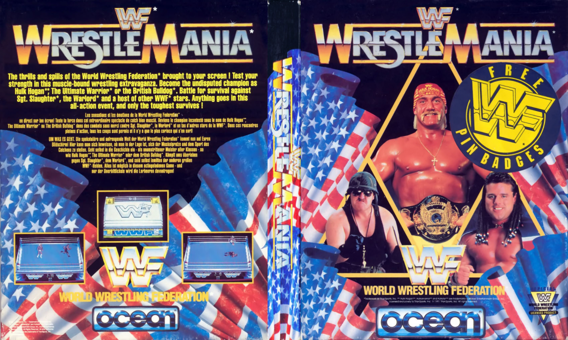 WWF Wrestlemania — box-texture (EU)