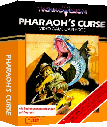 Pharaoh's Curse — box-3D (EU)