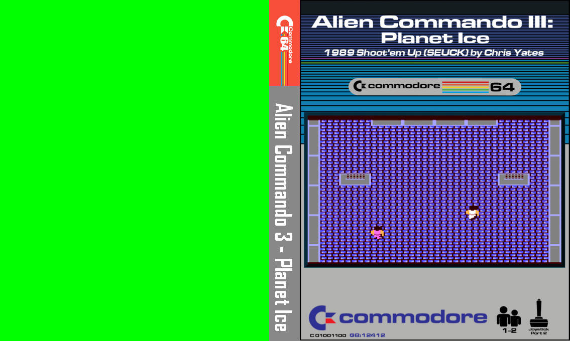 Alien Commando III : Planet Ice — box-texture (CUS)