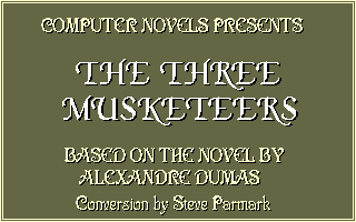 Three Musketeers, The — sstitle (WOR)