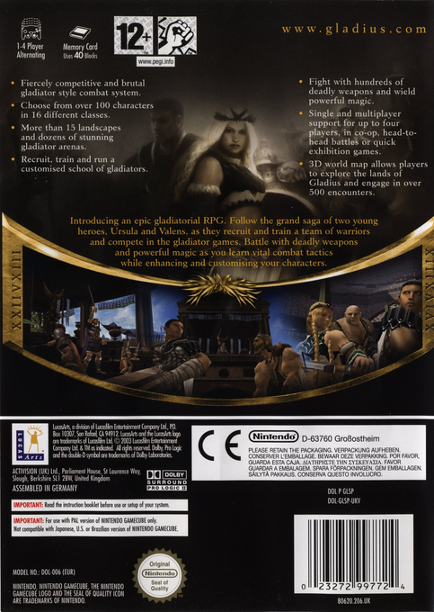 Gladius — box-2D-back (EU)