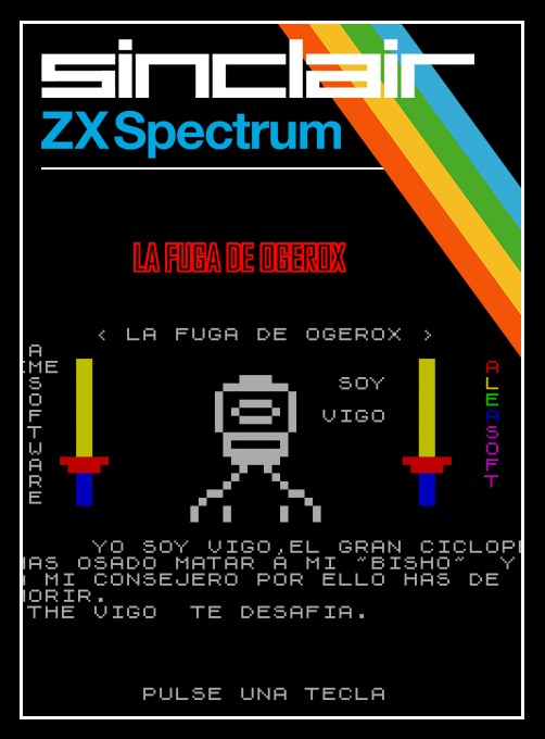 Fuga De Ogerox, La box art
