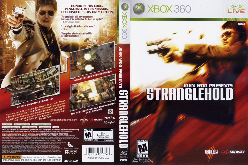 John Woo Presents Stranglehold — box-texture (US)