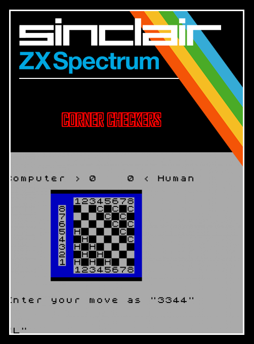 Corner Checkers box art