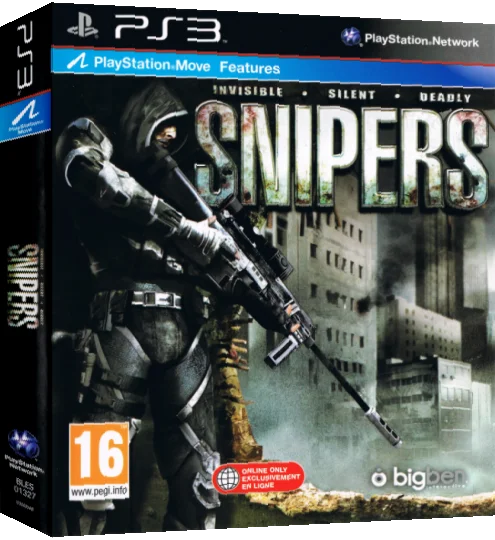 Snipers - Invisible, Silent, Deadly — box-3D (EU)