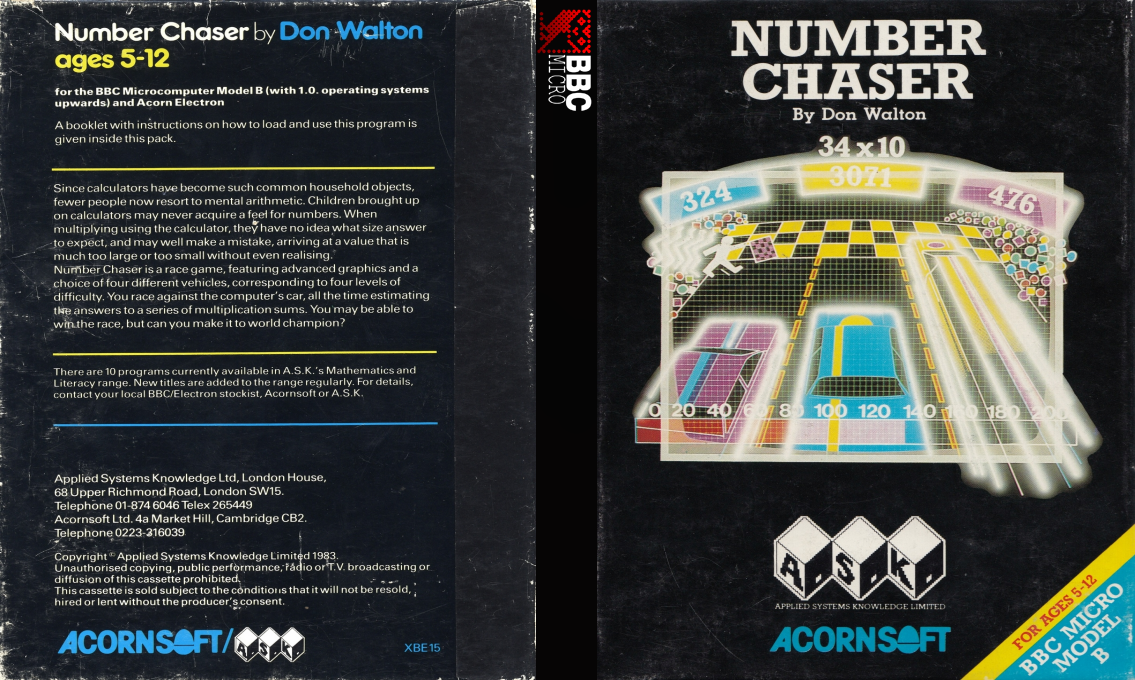Number Chaser — box-texture (EU)