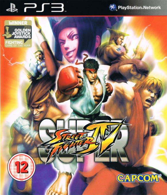 Super Street Fighter IV — box-2D (UK)