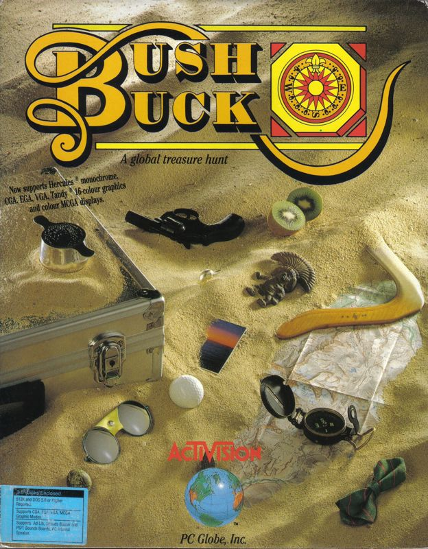 Bush Buck - A global treasure hunt — box-2D (EU)
