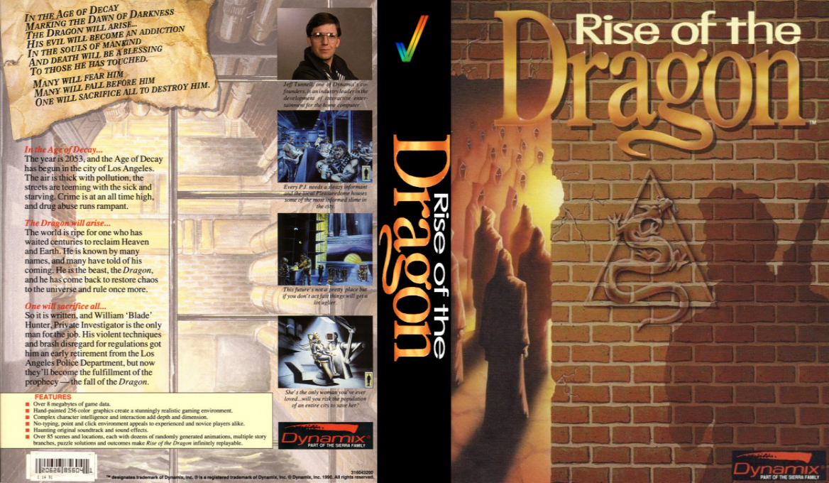 Rise of the Dragon — box-texture (US)