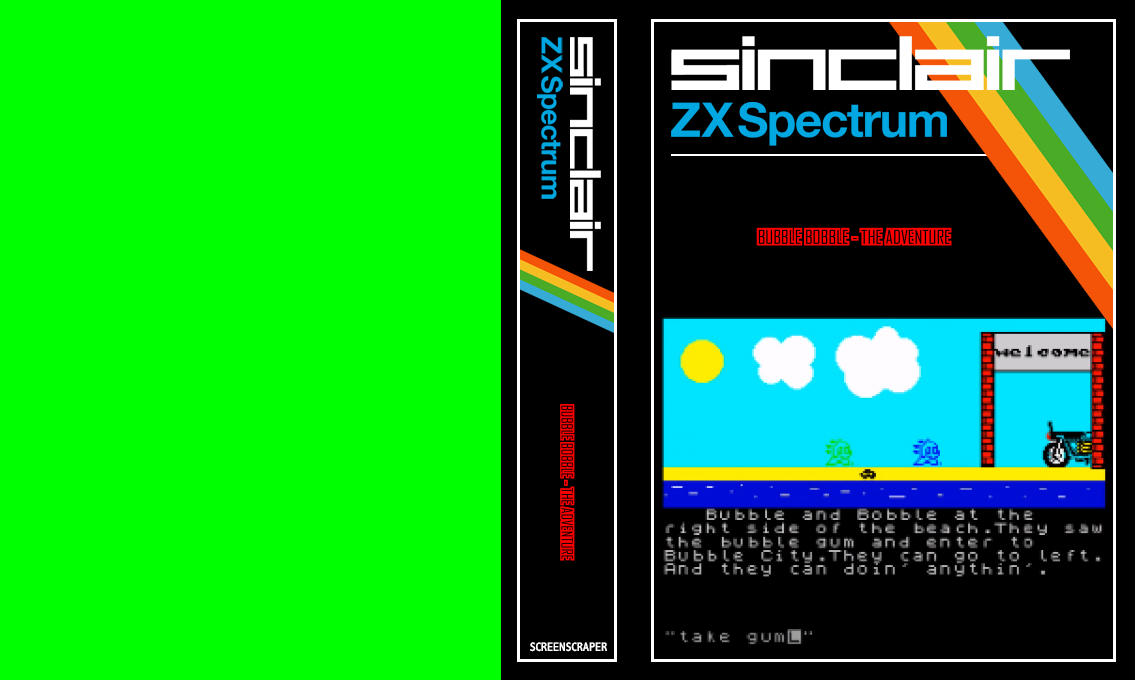 Bubble Bobble - The Adventure — box-texture (SS)