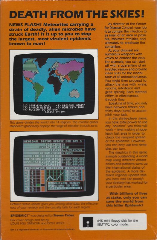 Epidemic! — box-2D-back (WOR)