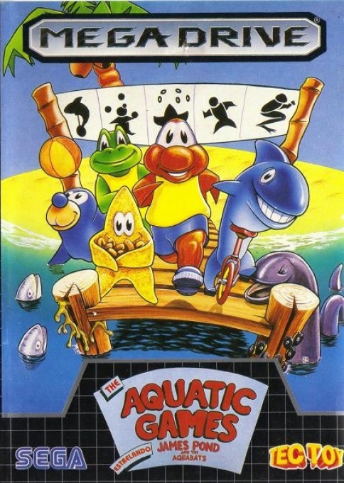 Aquatic Games Starring James Pond And The Aquabats The — box-2D (BR)