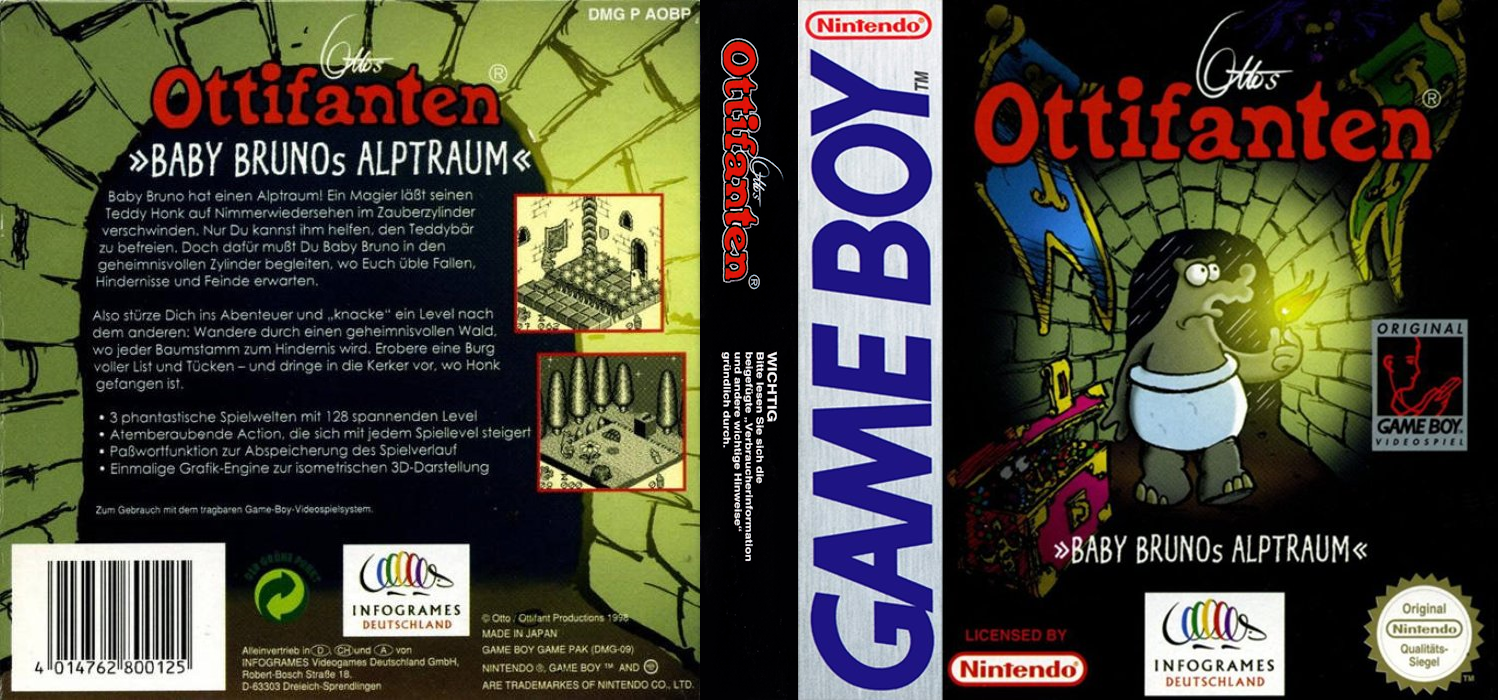 Otto's Ottifanten - Baby Bruno's Nightmare — box-texture (DE)