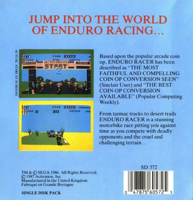 Enduro Racer — box-2D-back (EU)