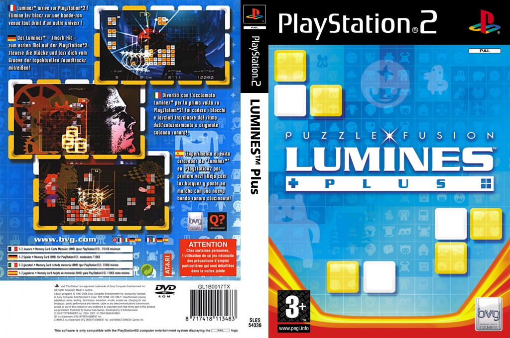 Lumines Plus — box-texture (EU)