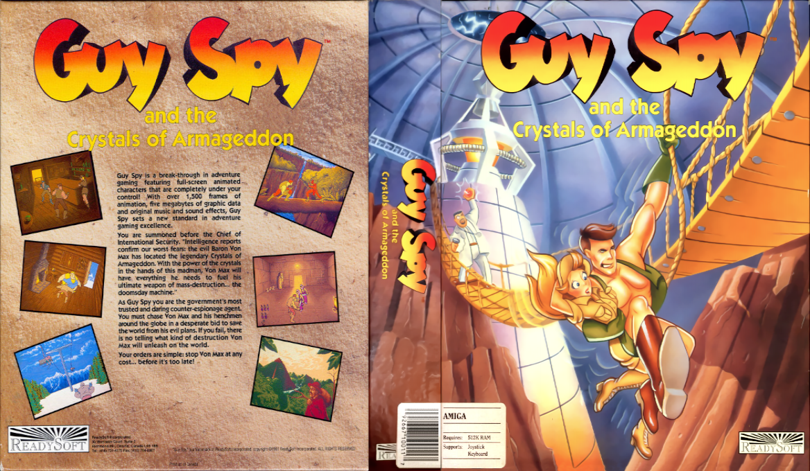 Guy Spy and the Crystals of Armageddon — box-texture (EU)