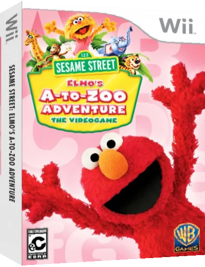 Sesame Street - Elmo's A-to-Zoo Adventure - The Videogame — box-3D (US)