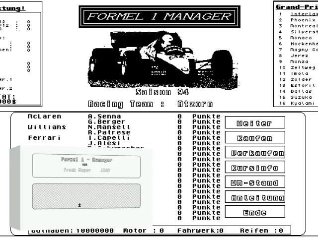 Formel 1 - Manager — mixrbv2 (WOR)