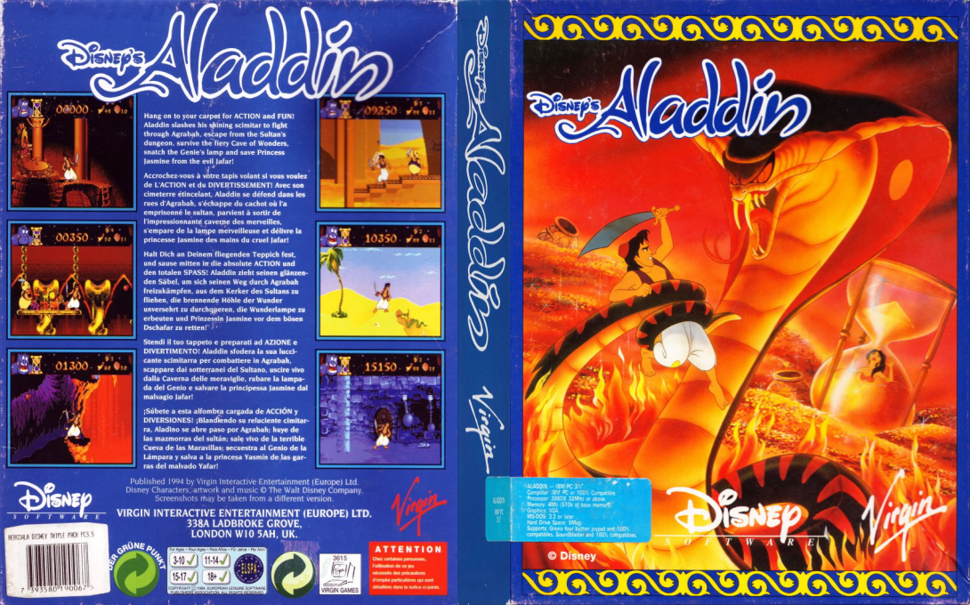 Aladdin — box-texture (EU)