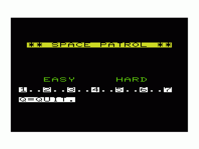 Space Patrol — sstitle (WOR)