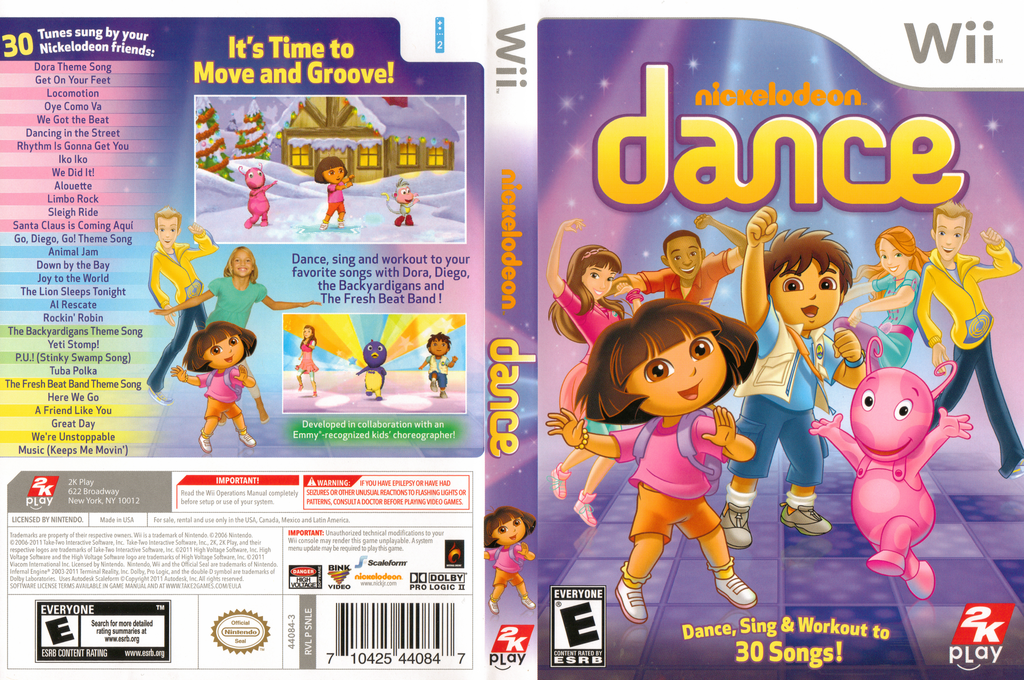 Nickelodeon Dance — box-texture (US)