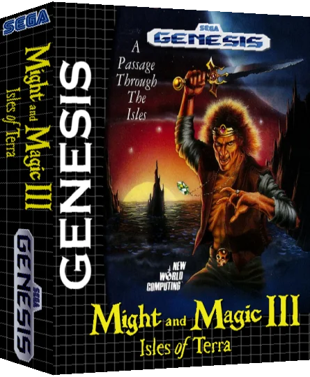 Might and Magic III - Isles of Terra — box-3D (WOR)