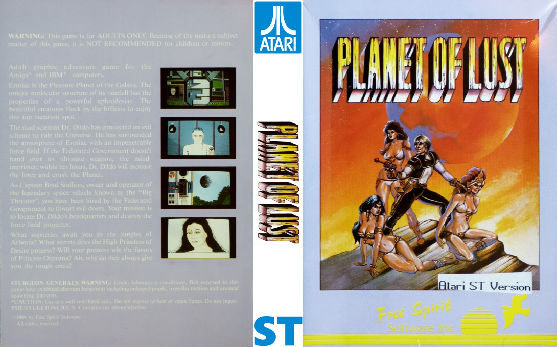 Planet Of Lust — box-texture (US)