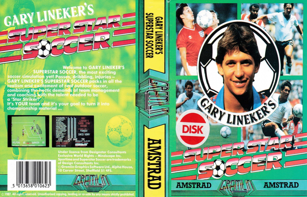 Gary Lineker's Super Star Football — box-texture (EU)