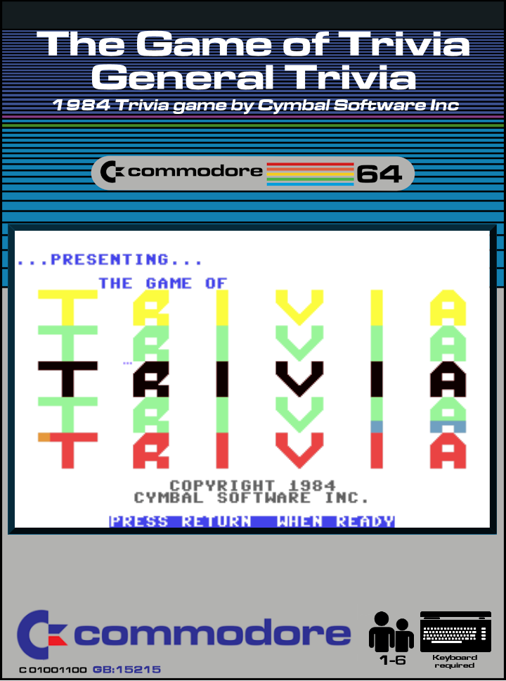 The Game of Trivia : General Trivia box art