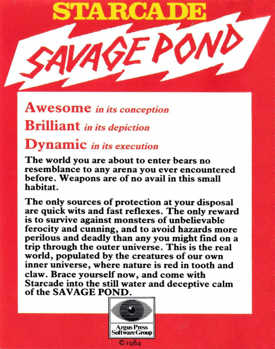 Savage Pond — box-2D-back (EU)
