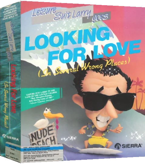 Leisure Suit Larry Goes Looking for Love — box-3D (US)
