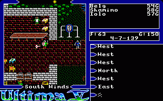 Ultima V - Warriors of Destiny — ss (WOR)